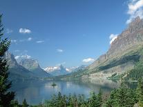 Lake Below Glaciated Peaks-Neil Rabinowitz-Stretched Canvas