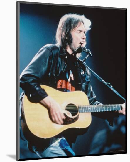 Neil Young-null-Mounted Photo