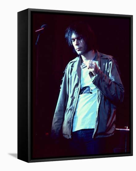 Neil Young-null-Framed Stretched Canvas