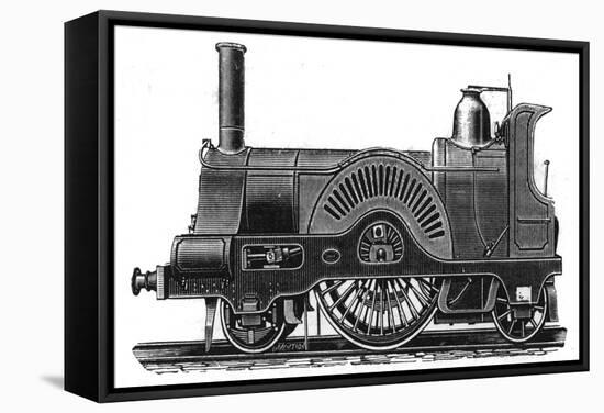 Neilson's Express Locomotive, 1862-null-Framed Stretched Canvas