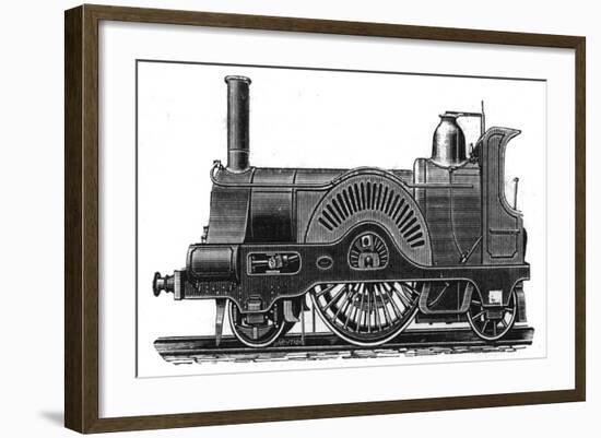 Neilson's Express Locomotive, 1862-null-Framed Art Print