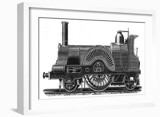 Neilson's Express Locomotive, 1862-null-Framed Art Print