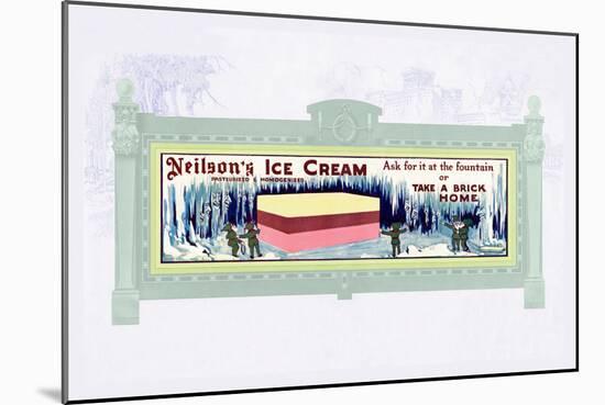 Neilson's Ice Cream-null-Mounted Art Print