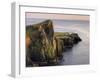 Neist Point and Lighthouse Bathed in Evening Light, Isle of Skye, Highland-Lee Frost-Framed Photographic Print