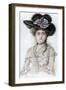 Nell, 1908-1909-William Hartley Waddington-Framed Giclee Print