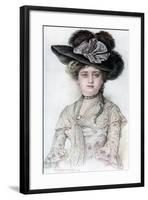 Nell, 1908-1909-William Hartley Waddington-Framed Giclee Print