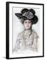 Nell, 1908-1909-William Hartley Waddington-Framed Giclee Print