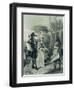 Nell Gwynn Persuading Charles II to Build a Hospital-null-Framed Giclee Print