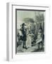 Nell Gwynn Persuading Charles II to Build a Hospital-null-Framed Giclee Print