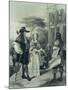 Nell Gwynn Persuading Charles II to Build a Hospital-null-Mounted Giclee Print