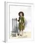 Nellie Brady, Aged 7, Found Alone on the Streets of New York by the Children's Aid Society, 1890. C-null-Framed Giclee Print