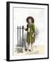 Nellie Brady, Aged 7, Found Alone on the Streets of New York by the Children's Aid Society, 1890. C-null-Framed Giclee Print