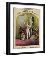 Nellie Farren, Alphabet-Alfred Concanen-Framed Art Print