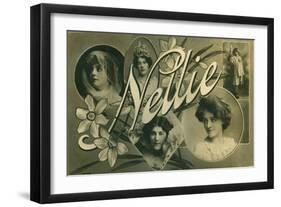 Nellie, Postcard of Edwardian Actress Nellie Stewart-null-Framed Giclee Print