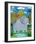 Nellie the Elephant-Sophie Harding-Framed Art Print