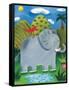 Nellie the Elephant-Sophie Harding-Framed Stretched Canvas