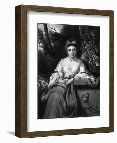 Nelly O'Brien-Sir Joshua Reynolds-Framed Art Print