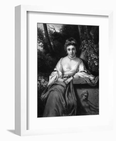 Nelly O'Brien-Sir Joshua Reynolds-Framed Art Print