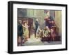 Nelson at Church (Oil on Canvas)-Fred Roe-Framed Giclee Print