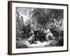 Nelson Boarding the 'San Josef, Battle of Cape St Vincent, 1797-JJ Crew-Framed Giclee Print