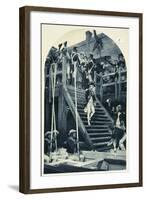 Nelson Boarding the Victory for the Last Time, 1805-null-Framed Giclee Print