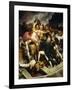 Nelson During the Battle of Cadiz with a Spear, Spain, July 3, 1797-Richard Westall-Framed Giclee Print