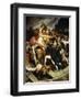 Nelson During the Battle of Cadiz with a Spear, Spain, July 3, 1797-Richard Westall-Framed Giclee Print