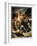 Nelson During the Battle of Cadiz with a Spear, Spain, July 3, 1797-Richard Westall-Framed Giclee Print