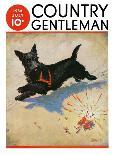 "Dog and Firecrackers," Country Gentleman Cover, July 1, 1936-Nelson Grofe-Giclee Print
