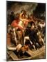 Nelson in Conflict with a Spanish Launch, July 1797, 1806 (Oil on Canvas)-Richard Westall-Mounted Giclee Print