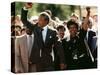 Nelson Mandela and Winnie Mandela-Greg English-Stretched Canvas