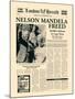 Nelson Mandela Freed-The Vintage Collection-Mounted Art Print