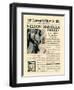 Nelson Mandela Freed-The Vintage Collection-Framed Art Print