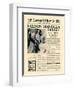 Nelson Mandela Freed-The Vintage Collection-Framed Art Print