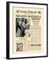 Nelson Mandela Freed-The Vintage Collection-Framed Art Print