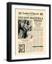 Nelson Mandela Freed-The Vintage Collection-Framed Art Print