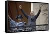 Nelson Mandela in France in 1990-Christian Lutz-Framed Stretched Canvas