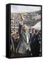 Nelson Mandela in Japan-Itsuo Inouye-Framed Stretched Canvas