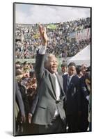 Nelson Mandela in Japan-Itsuo Inouye-Mounted Photographic Print