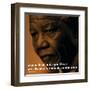 Nelson Mandela Quote iNspire 2 Motivational Poster-null-Framed Art Print