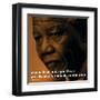 Nelson Mandela Quote iNspire 2 Motivational Poster-null-Framed Art Print