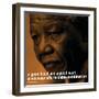 Nelson Mandela Quote iNspire 2 Motivational Poster-null-Framed Art Print