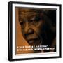 Nelson Mandela Quote iNspire 2 Motivational Poster-null-Framed Art Print