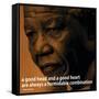 Nelson Mandela Quote iNspire 2 Motivational Poster-null-Framed Stretched Canvas