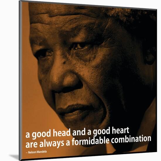 Nelson Mandela Quote iNspire 2 Motivational Poster-null-Mounted Art Print