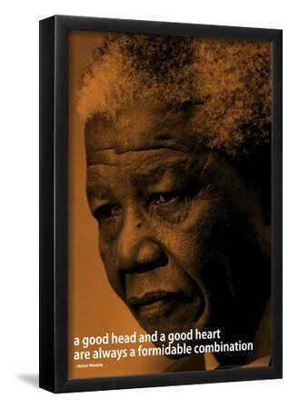 13"×19" Inspirational Poster NELSON MANDELA Education Quote Black History Peace 