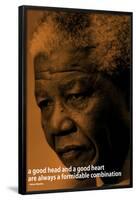 Nelson Mandela Quote iNspire Motivational Poster-null-Framed Poster