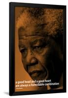 Nelson Mandela Quote iNspire Motivational Poster-null-Framed Poster