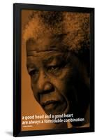 Nelson Mandela Quote Inspire-null-Framed Poster