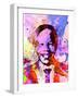 Nelson Mandela Watercolor-Anna Malkin-Framed Art Print